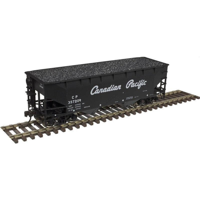 Atlas 20005894 HO Scale 2-Bay Offset Hopper Canadian Pacific CP (Script) #357093