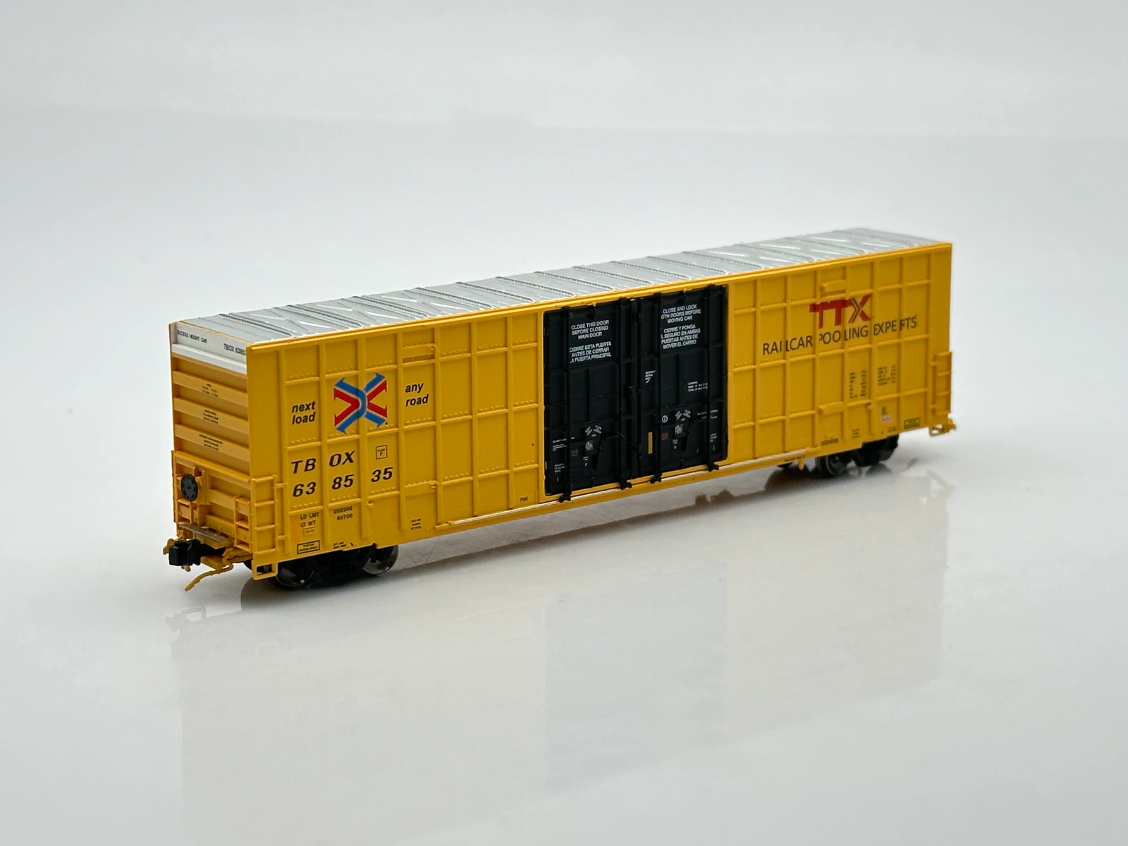 Aurora Miniatures 602068 N Greenbrier 7550 cf 60’ Plate F Boxcar #638516 - New