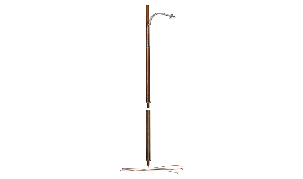 Woodland Scenics JP5630 HO Scale Wooden Pole Street Lights Just Plug (3/pkg)