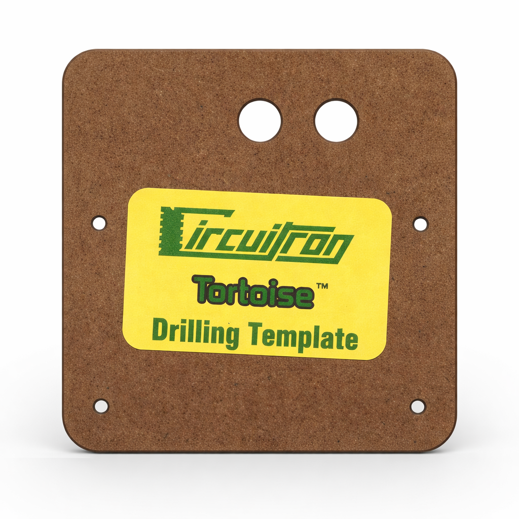 Circuitron 6190 Tortoise & SMAIL Drilling Template