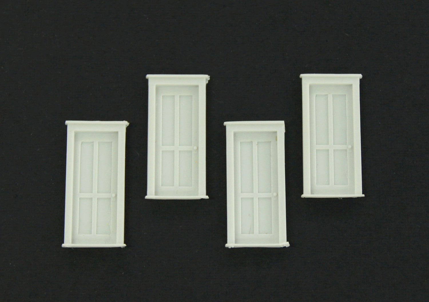 Micro Engineering 80-063 HO Scale Four Panel Door - 4pcs