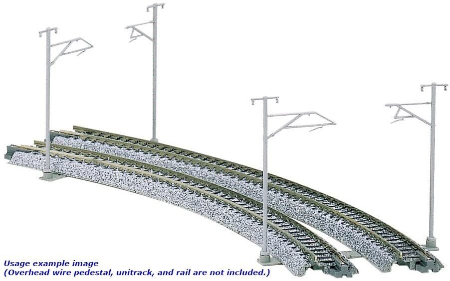 KATO 23 - 059 N Scale Single - Track Catenary Poles - 8 - Pack - Oakville Model Trains Depot
