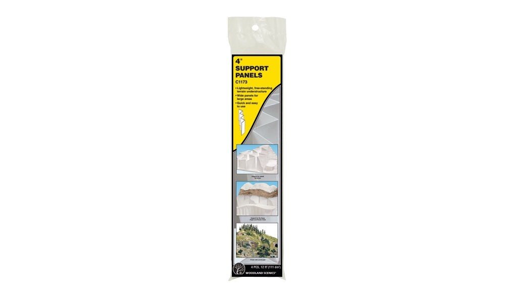 Woodland Scenics C1173 All Scale 4" Support Panels - 4pcs - Oakville Model Trains Depot