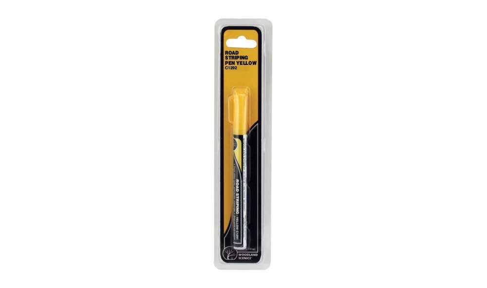Woodland Scenics C1292 Road Striping Pen - Yellow