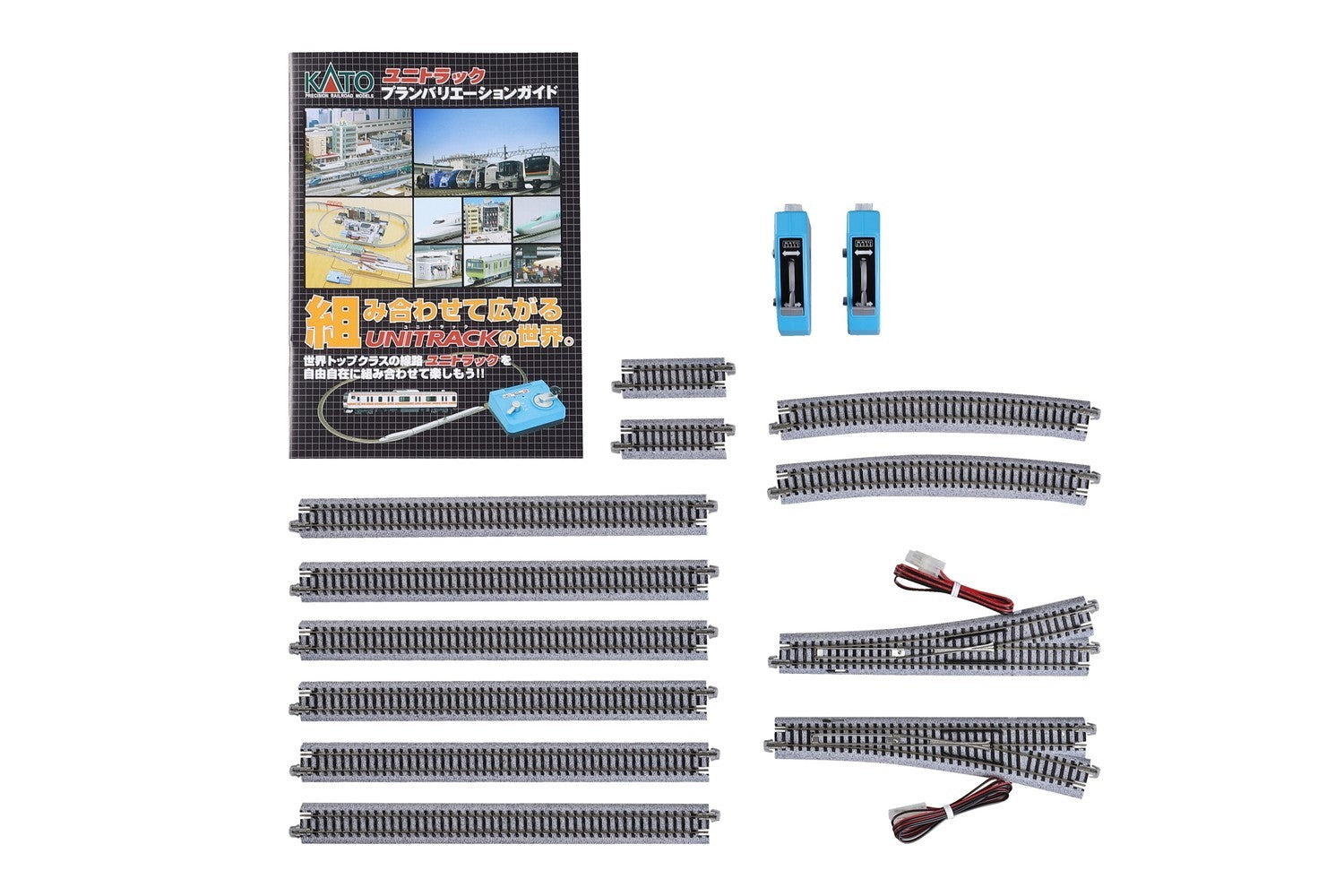 Kato 20-860 N Scale UniTrack V1 - Mainline Passing Siding Set