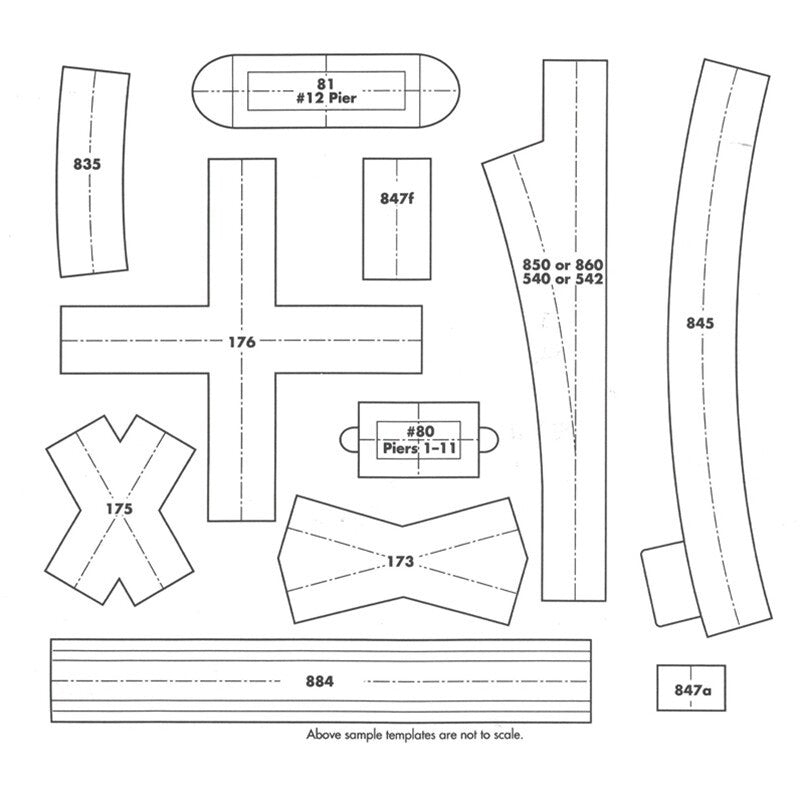 Atlas 361 HO Scale Track Planning Templates