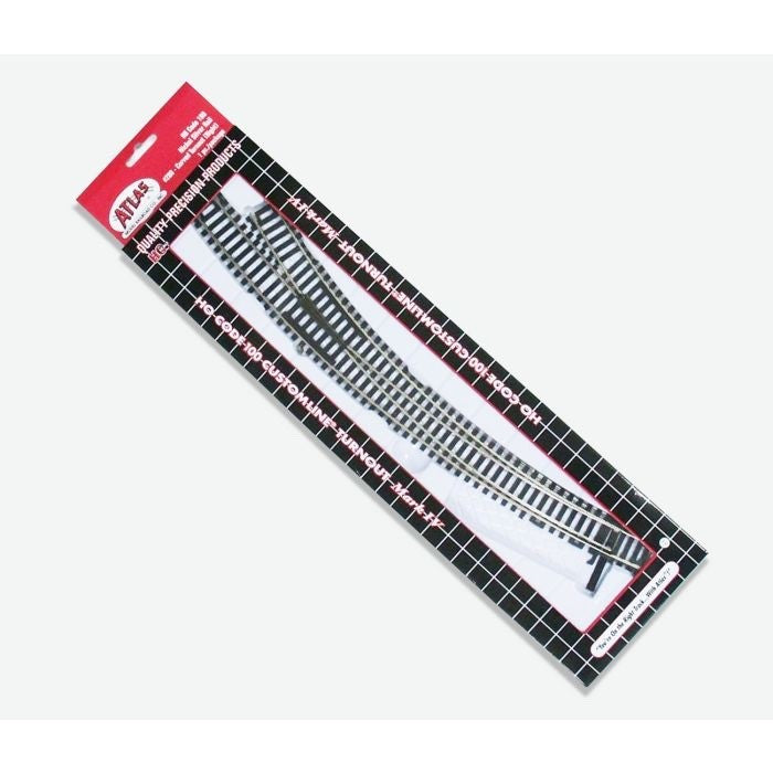 Atlas 288 HO Scale Code 100 Curved RH Right Hand Custom Line Mark IV Turnout