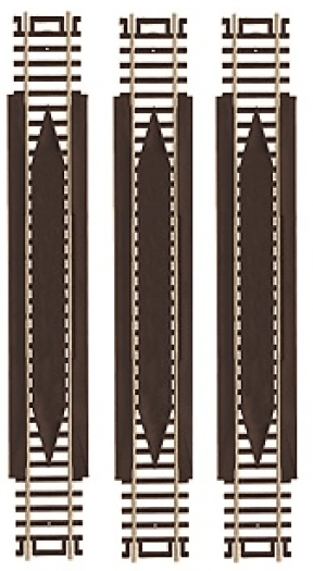 Atlas 519 HO Scale Code 83 Rerailer Track Section — 3 Pack - Oakville Model Trains Depot