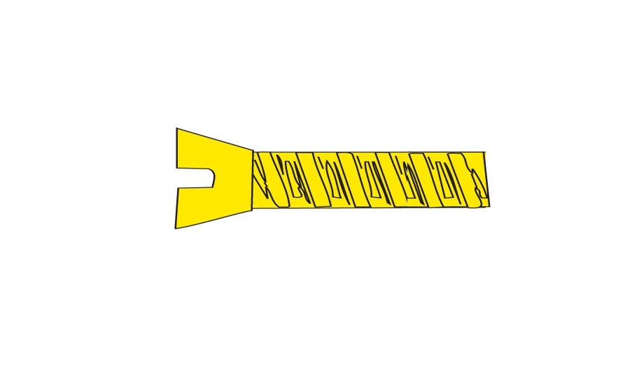 Woodland Scenics H842 Flat Head Screws 00-90 1/4 - 5pcs