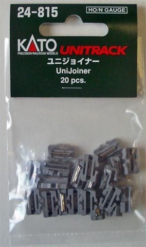 Kato 24-815 HO/N Scale Unijoiner for Unitrack Rail - 20pcs