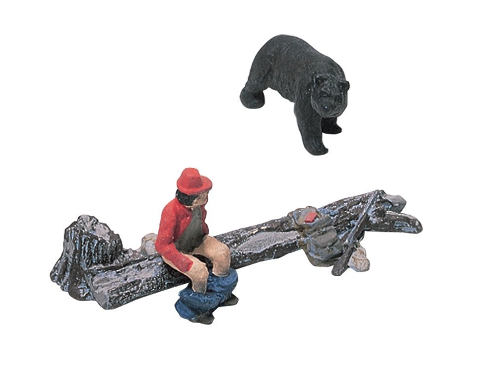 Woodland Scenics D227 HO Scale People Bare Hunter Kit
