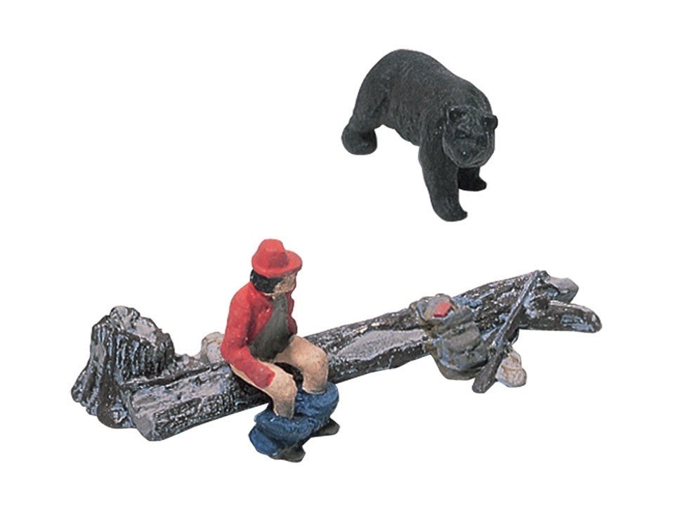 Woodland Scenics D227 HO Scale People Bare Hunter Kit - Oakville Model Trains Depot