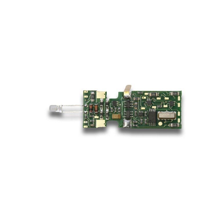 Digitrax DN163M0 N Scale 1A DCC Decoder for MicroTrains FT (Golden - White LEDs) - Oakville Model Trains Depot