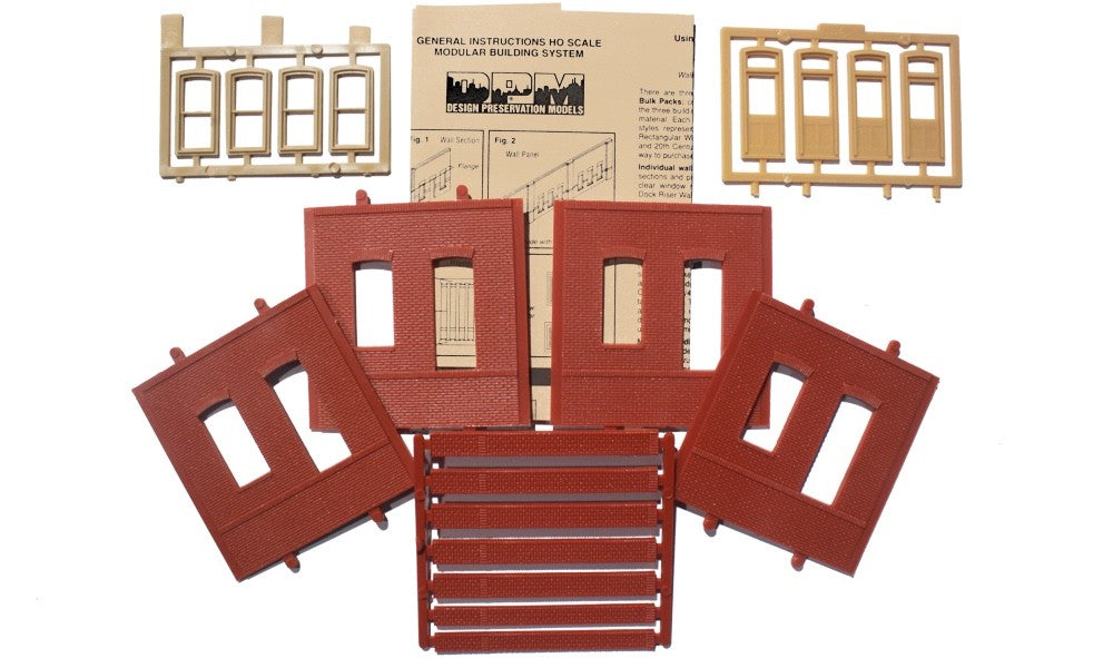 Woodland Scenics DPM 30136 HO Scale Dock Level Rectangular Entry Kit