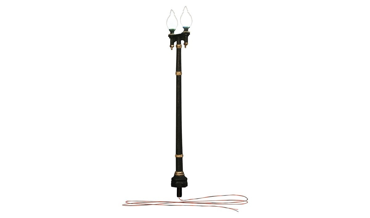 Woodland Scenics JP5648 O Scale Double Lamp Post Street Lights
