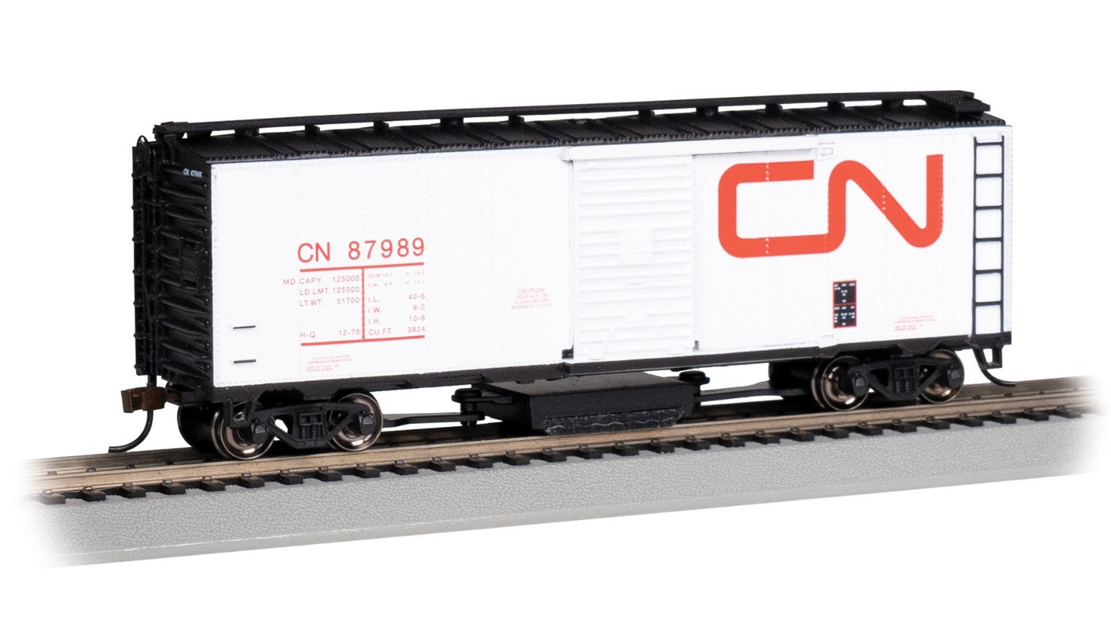 Bachmann 16323 Track Cleaning 40' Boxcar Canadian National #87989 Impact Car HO