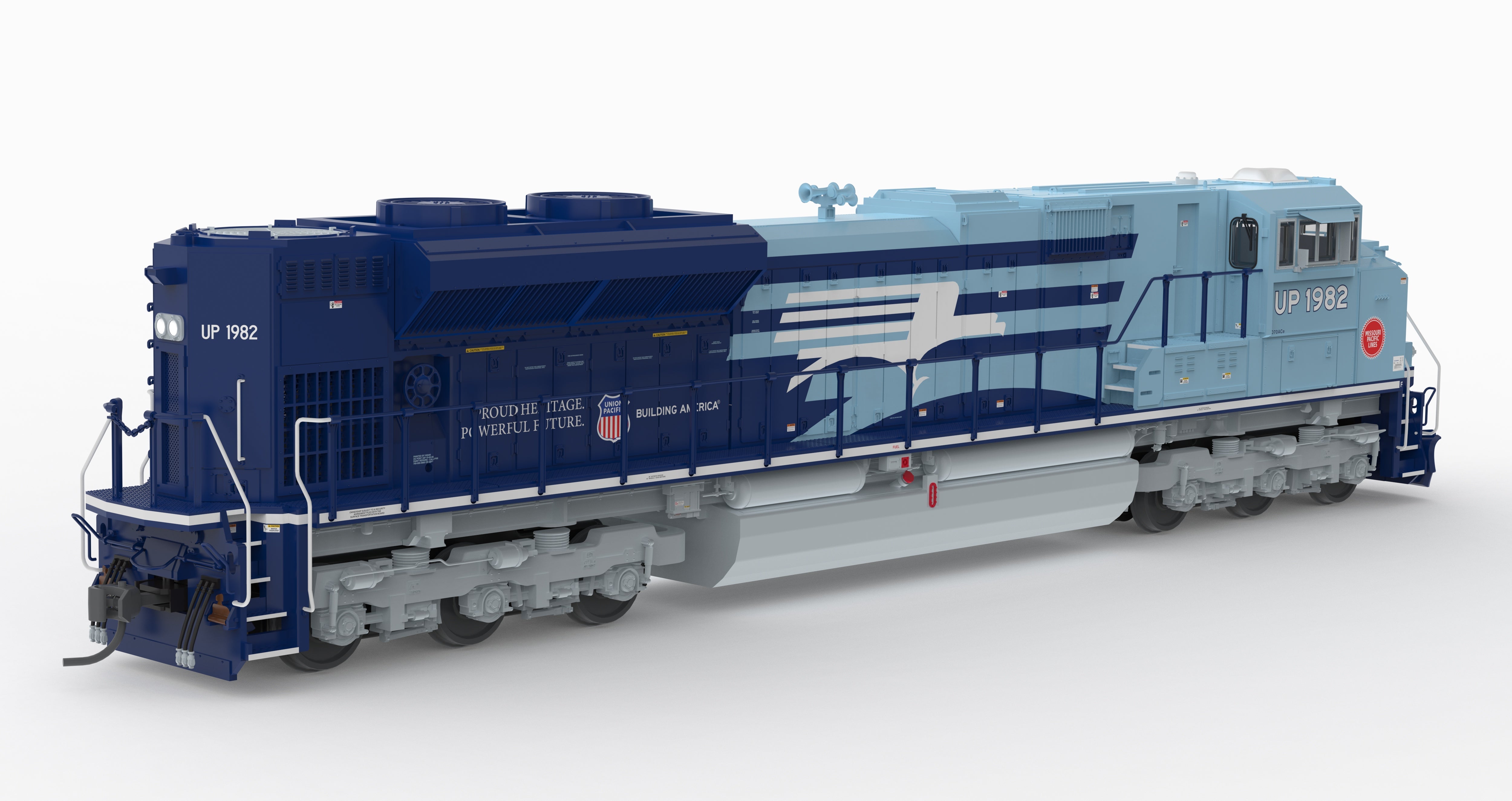 BLI 10439 HO SD70ACe UP 1982 - rear 3/4 view
