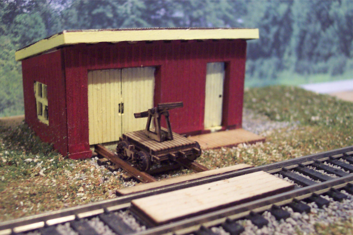 Osborn Models 3108 N Scale Maintenance of Way Shed - 1 kit