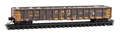 Micro-Trains 170 144 014 N scale Weathered Railgon 52'6" Greenville 2494 Mill Gondola