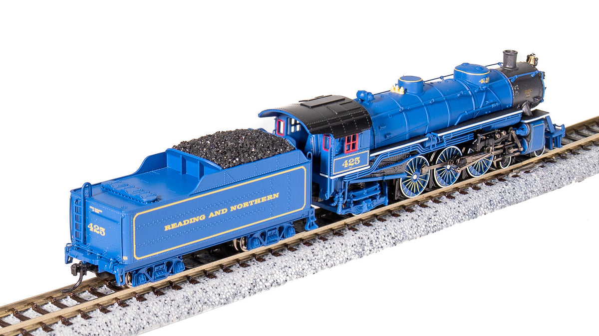 Broadway Limited Imports 10412 N Light Pacific 4-6-2, RBMN 425, Light Blue (2007-2015), Paragon4 Sound/DC/DCC, N - view 6
