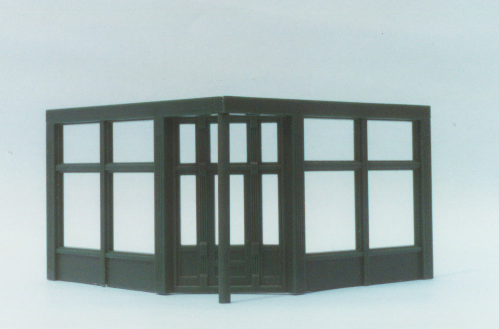 Smalltown USA 0003 20 ft Corner Front HO scale wall section