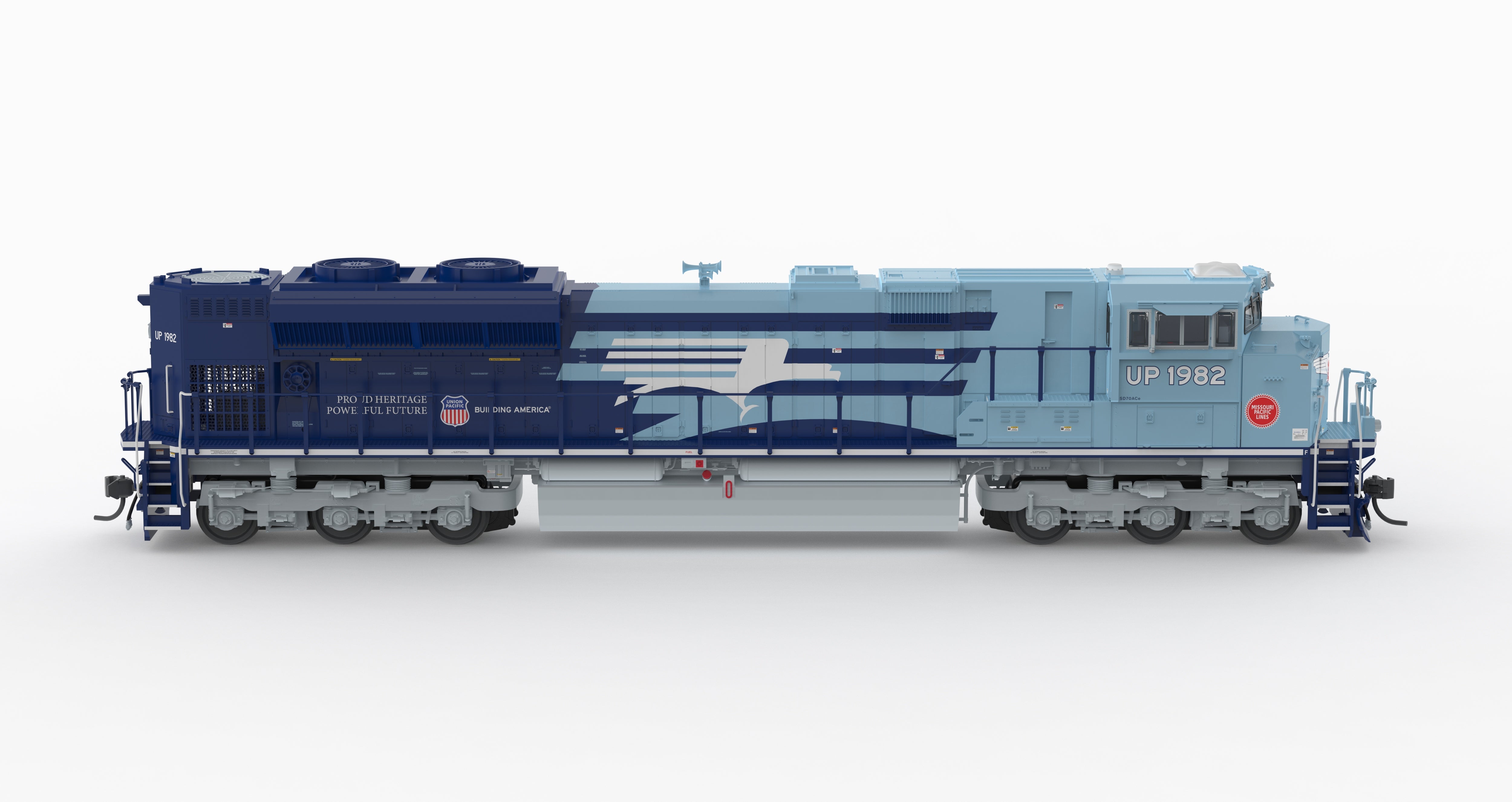 BLI 10439 HO SD70ACe UP 1982 - front 3/4 view