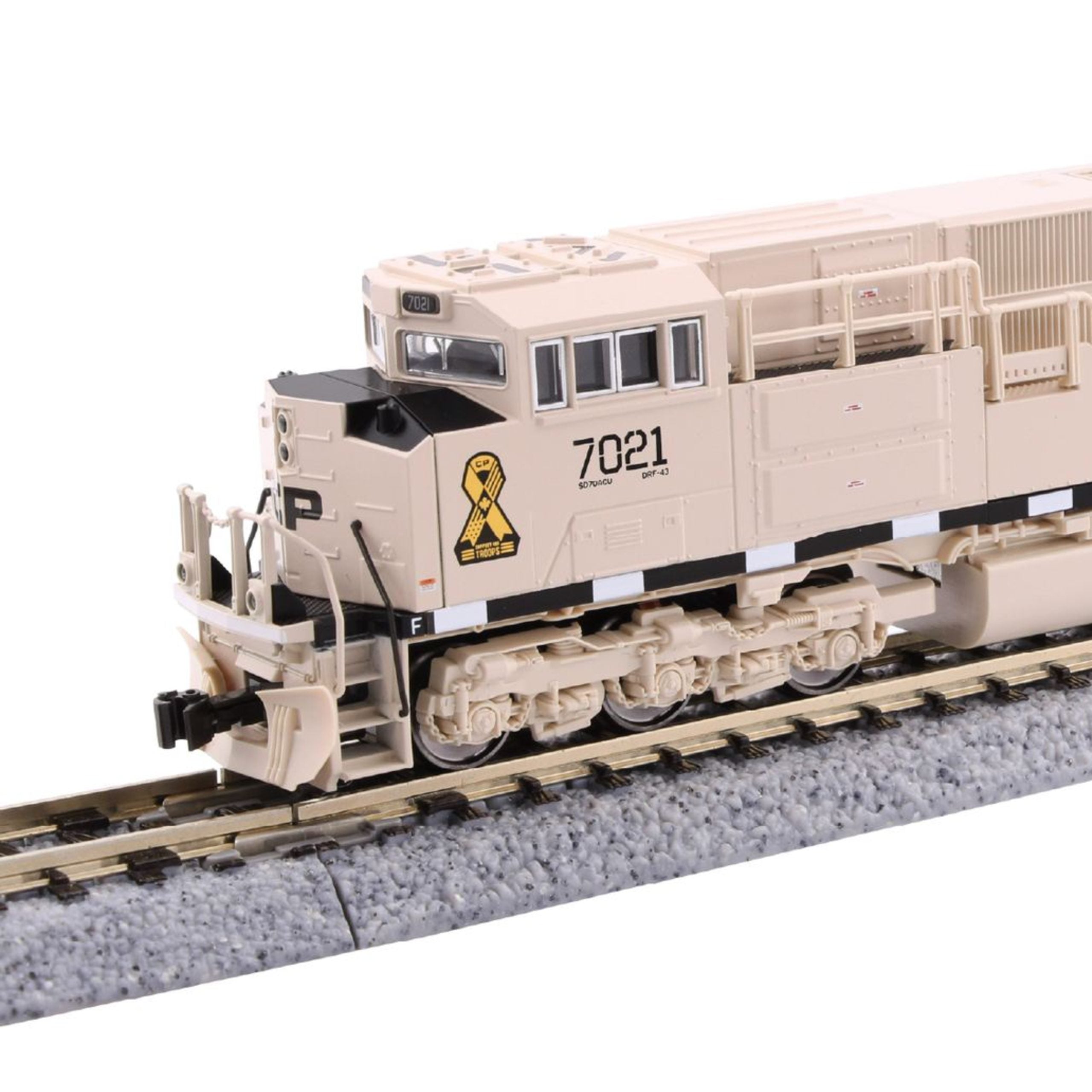 KATO 176-8542-DCC N Scale EMD SD70ACu CP Military Heritage #7021 - DCC