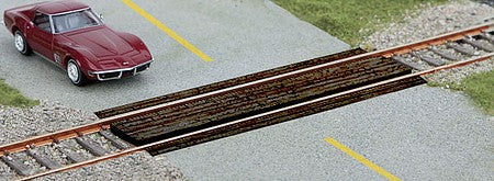 Walthers SceneMaster 4159 HO Scale Wood Grade Crossing - Wood Kit pkg(2)