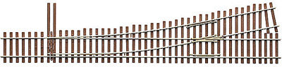 Micro Engineering 14-722 HO Scale Code 83 #6 Left-Hand Crossover