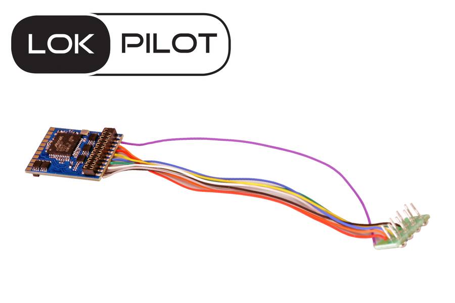 ESU 59610 LokPilot 5 DCC/MM/SX/M4, 8-pin NEM652, Gauge: H0, 0