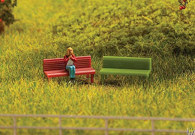 Walthers SceneMaster 4146 HO Scale Benches pkg(8)