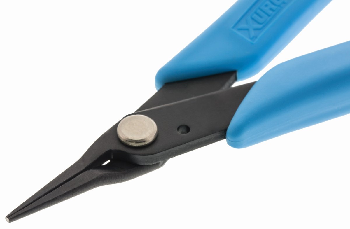 Xuron 450 TweezerNose Pliers - Smooth Jaw for Wire Forming - Oakville Model Trains Depot