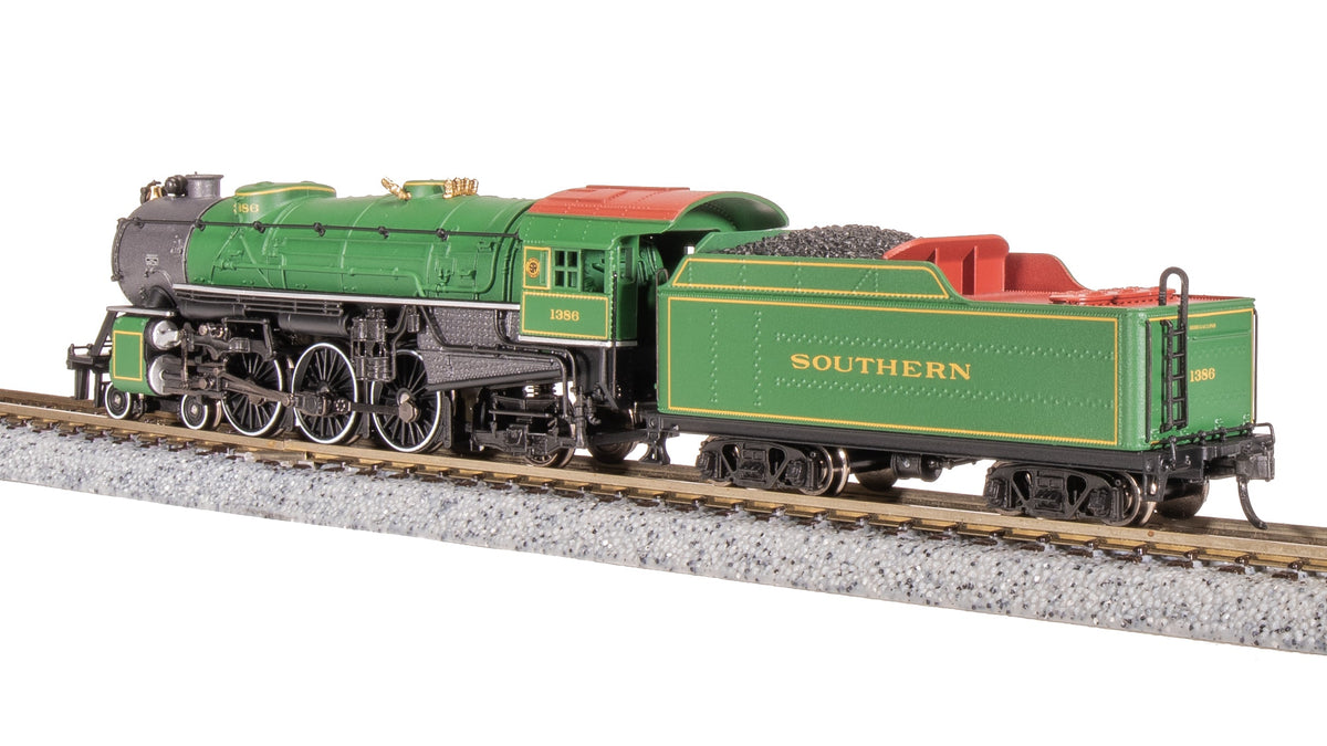 Broadway Limited Imports 10393 N Heavy Pacific 4-6-2, SOU 1389, Sylvan Green Scheme, Paragon4 Sound/DC/DCC, N - view 6
