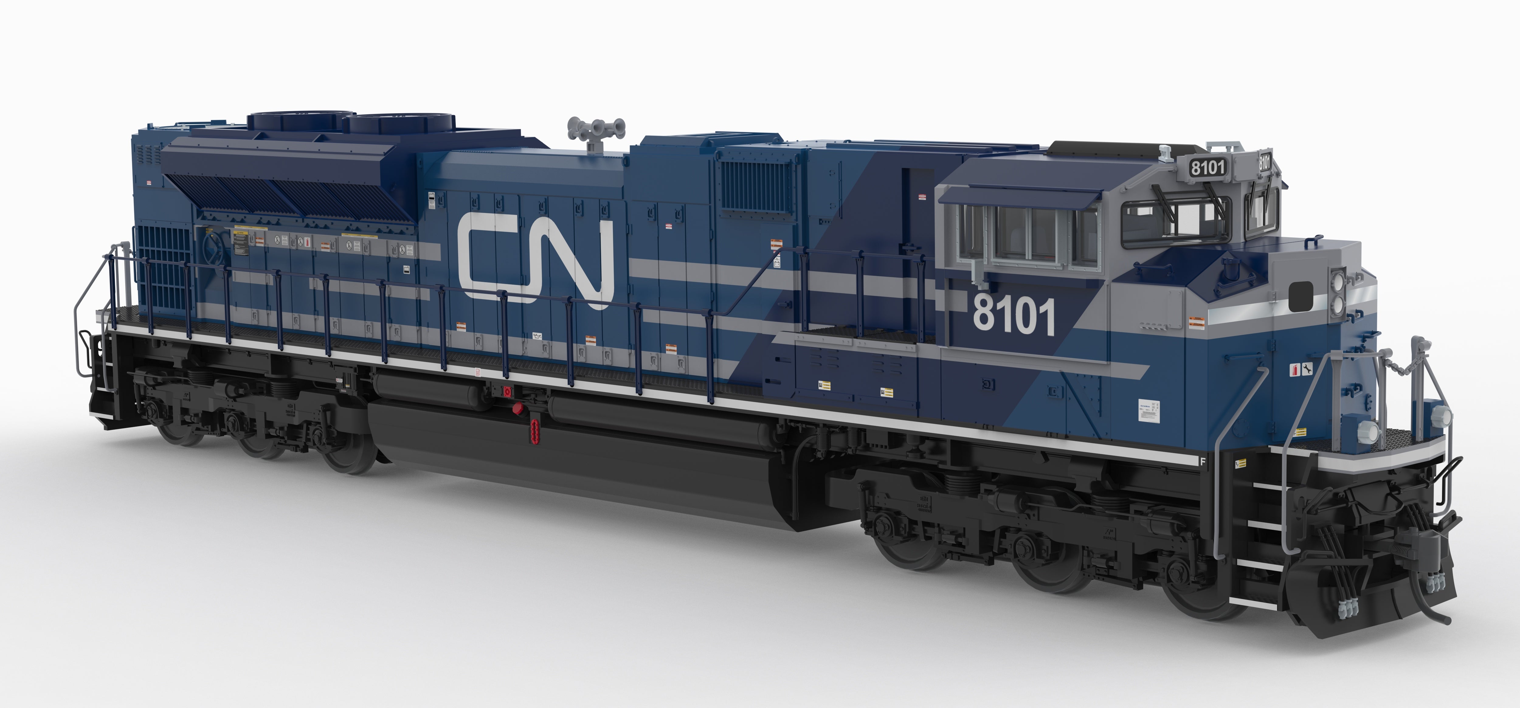 BLI 10428 HO SD70ACe CN 8102 - side profile view