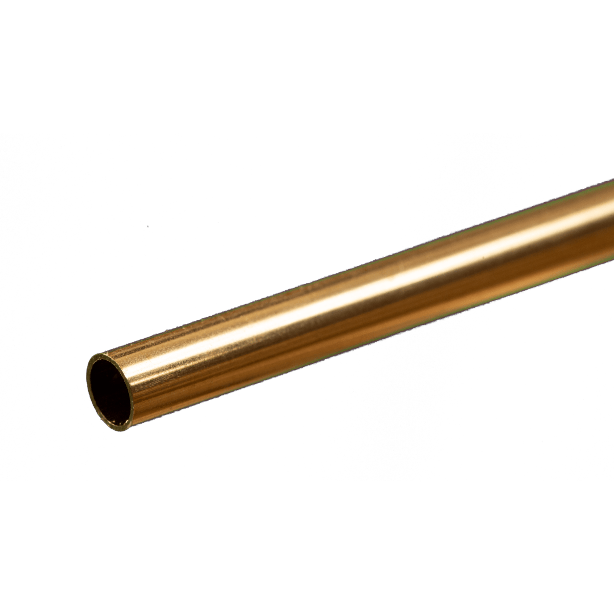K&S 8130 Round Brass Tube 7/32" OD x 0.014" Wall x 12" Long (1 Piece) - Oakville Model Trains Depot