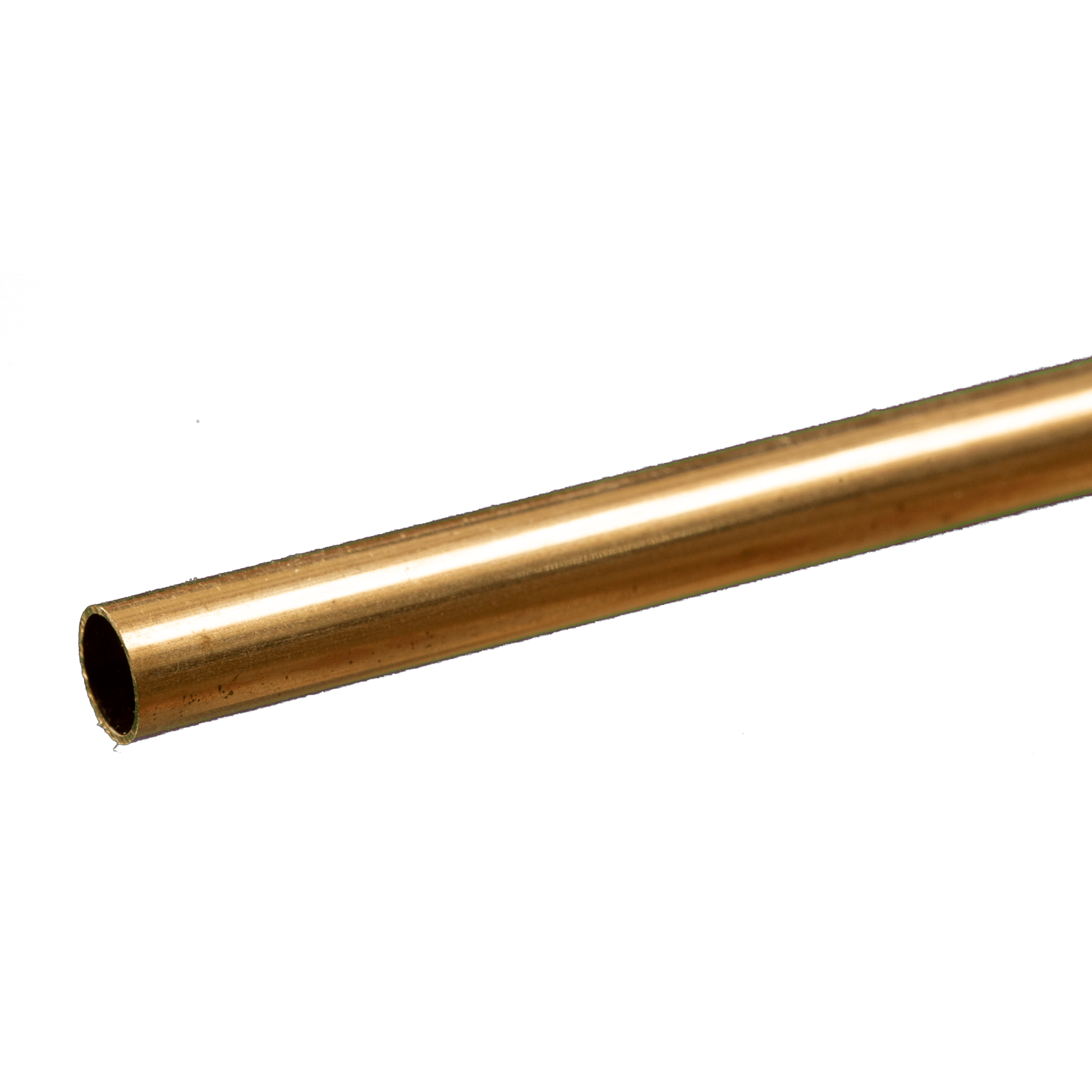 K&S 8131 Round Brass Tube 1/4" OD x .014" Wall x 12" (1 Piece)