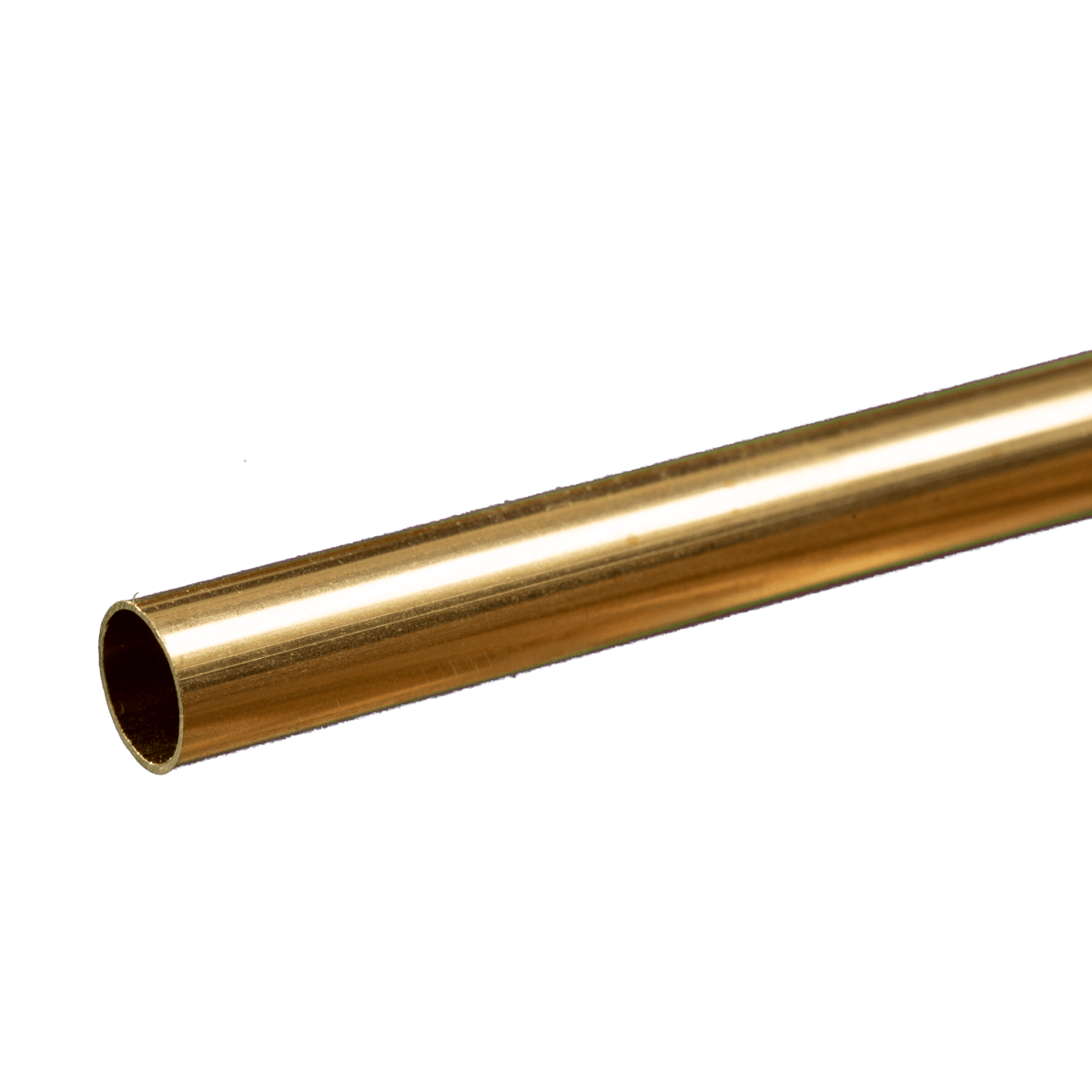 K&S 8138 Round Brass Tube 15/32" OD x 0.014" Wall x 12" Long (1 Piece) - Oakville Model Trains Depot