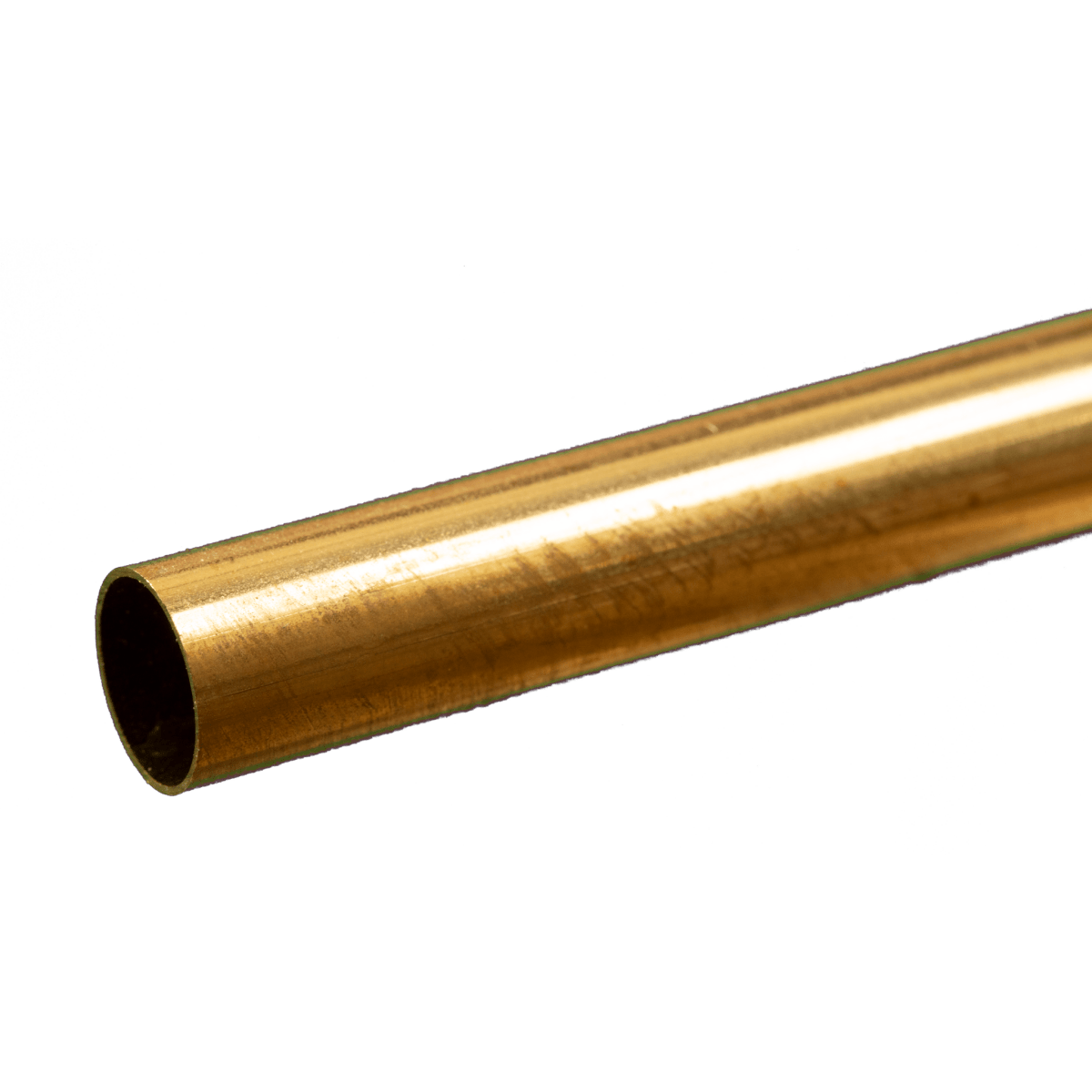 K&S 8140 Round Brass Tube 17/32" OD x 0.014" Wall x 12" Long (1 Piece) - Oakville Model Trains Depot