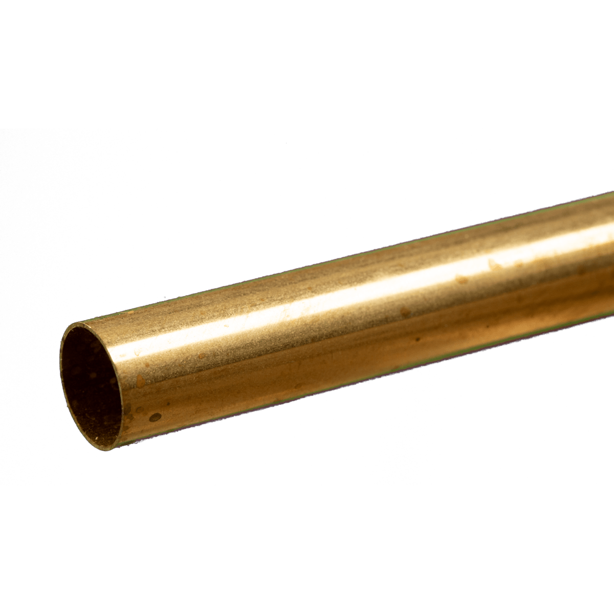 K&S 8142 Round Brass Tube 19/32" OD x 0.014" Wall x 12" Long (1 Piece) - Oakville Model Trains Depot
