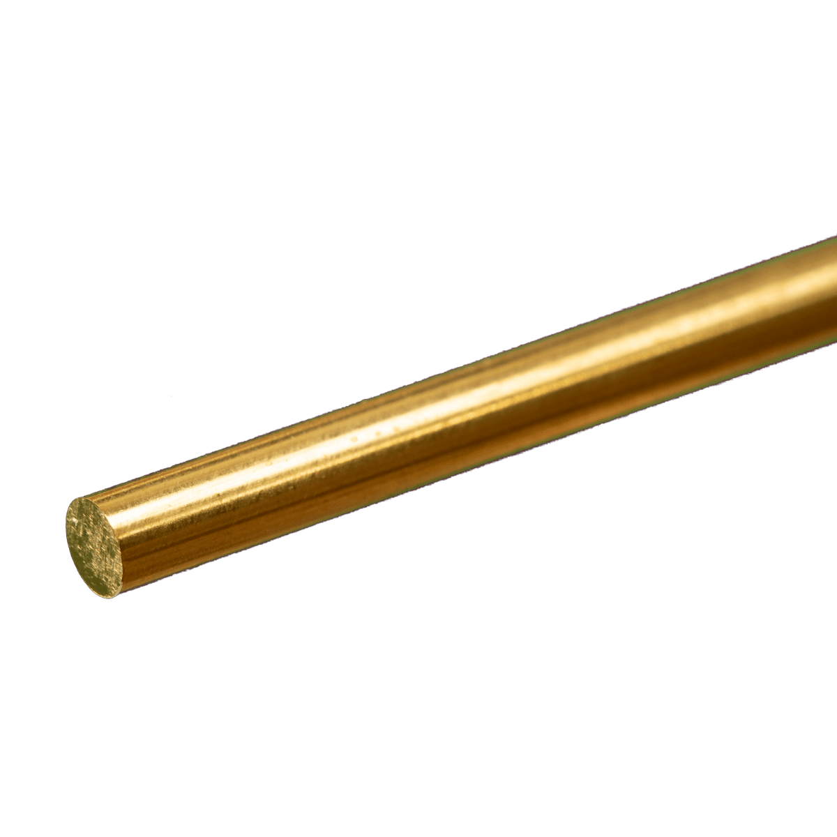 K&S 8166 Round Brass Rod 3/16" OD x 12" Long (1 Piece) - Oakville Model Trains Depot