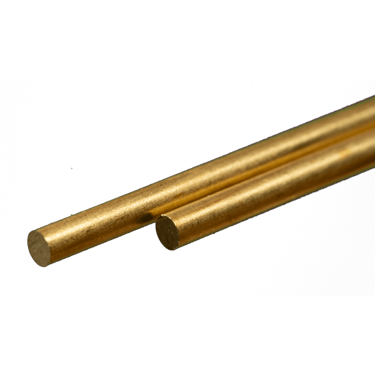 K&S 8167 Round Brass Rod 0.114" OD x 12" Long (2 Pieces) - Oakville Model Trains Depot