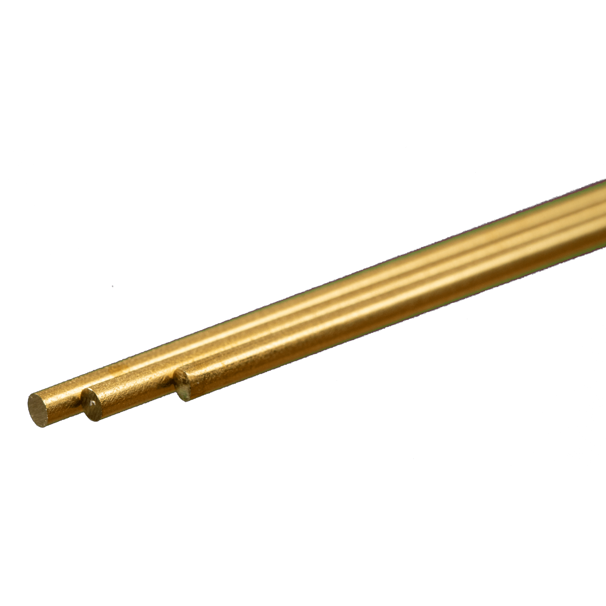 K&S 8168 Round Brass Rod .081" x 12" (3 Pieces)