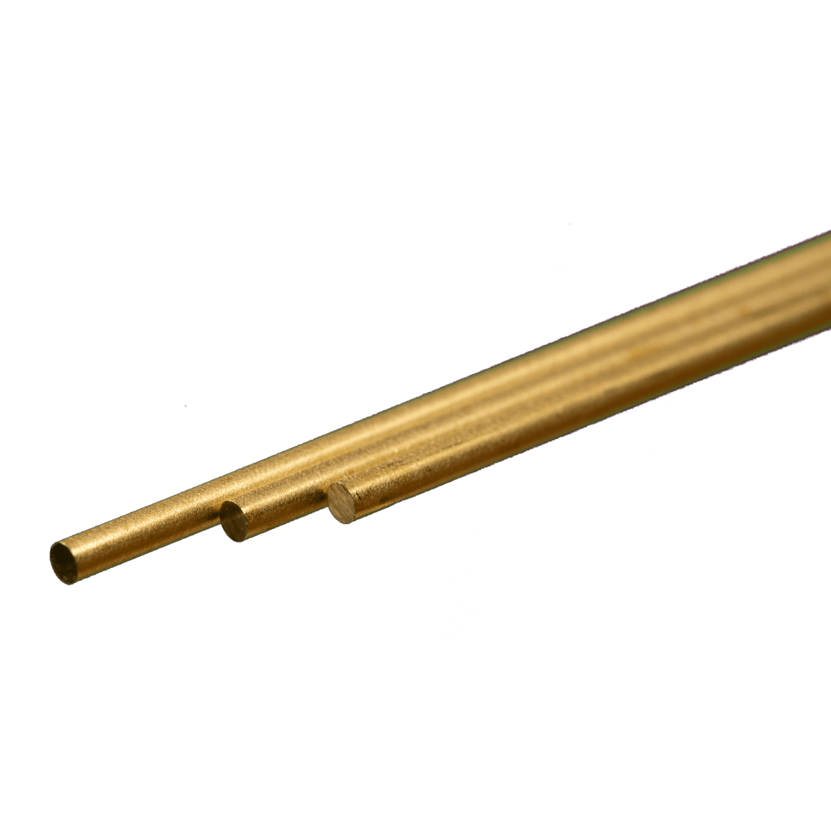 K&S 8169 Round Brass Rod 0.072" OD x 12" Long (3 Pieces) - Oakville Model Trains Depot