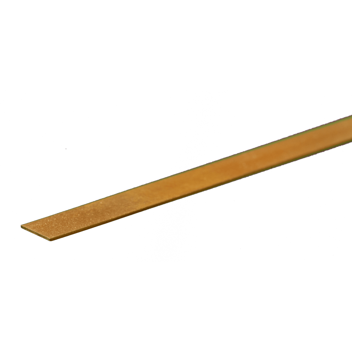 K&S 8230 Brass Strip 0.016" Thick x 1/4" Wide x 12" Long (1 Piece) - Oakville Model Trains Depot