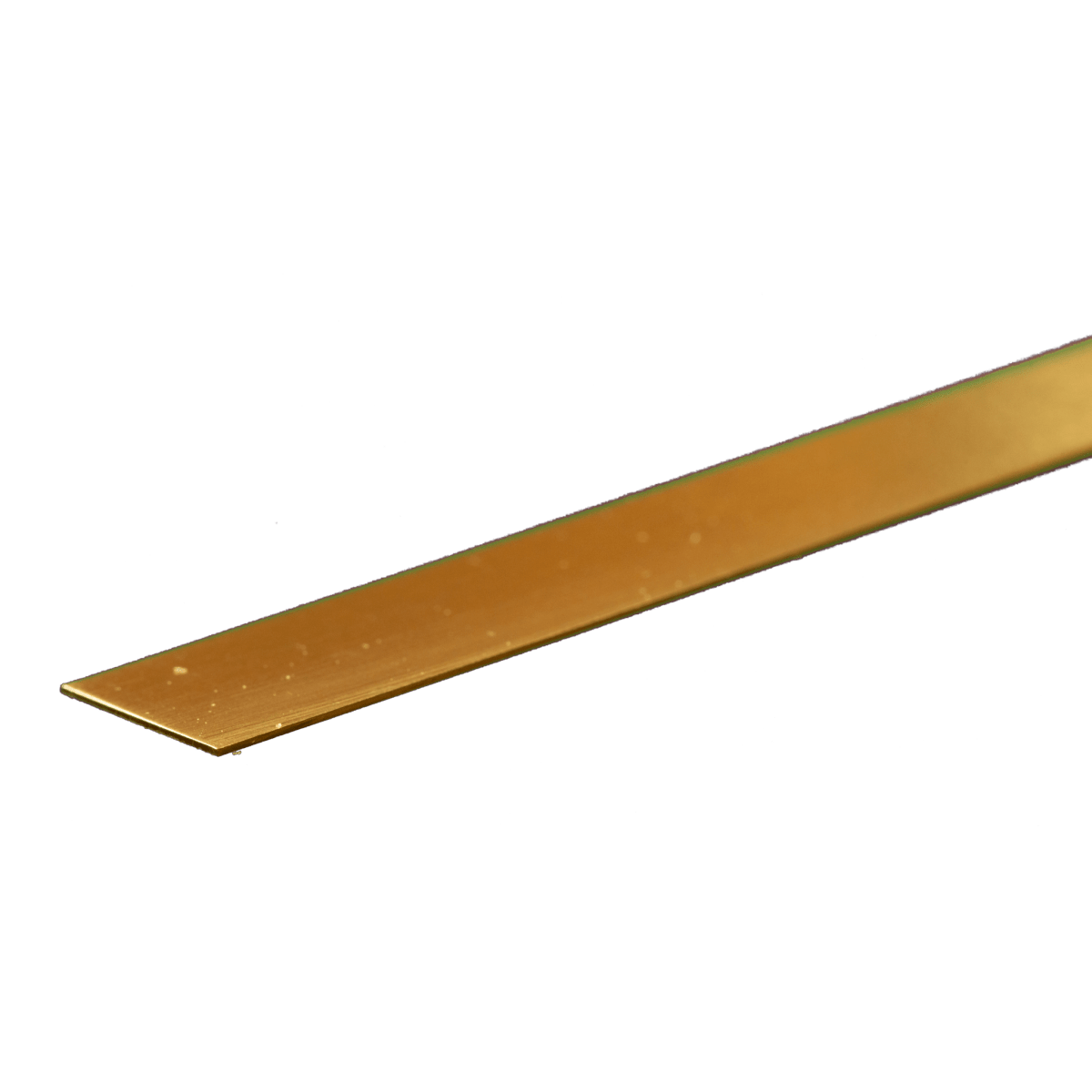 K&S 8231 Brass Strip 0.016" Thick x 1/2" Wide x 12" Long (1 Piece) - Oakville Model Trains Depot