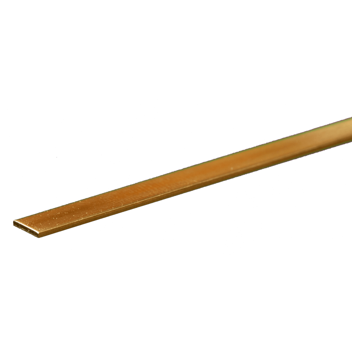 K&S 8240 Brass Strip 0.032" Thick x 1/4" Wide x 12" Long (1 Piece) - Oakville Model Trains Depot