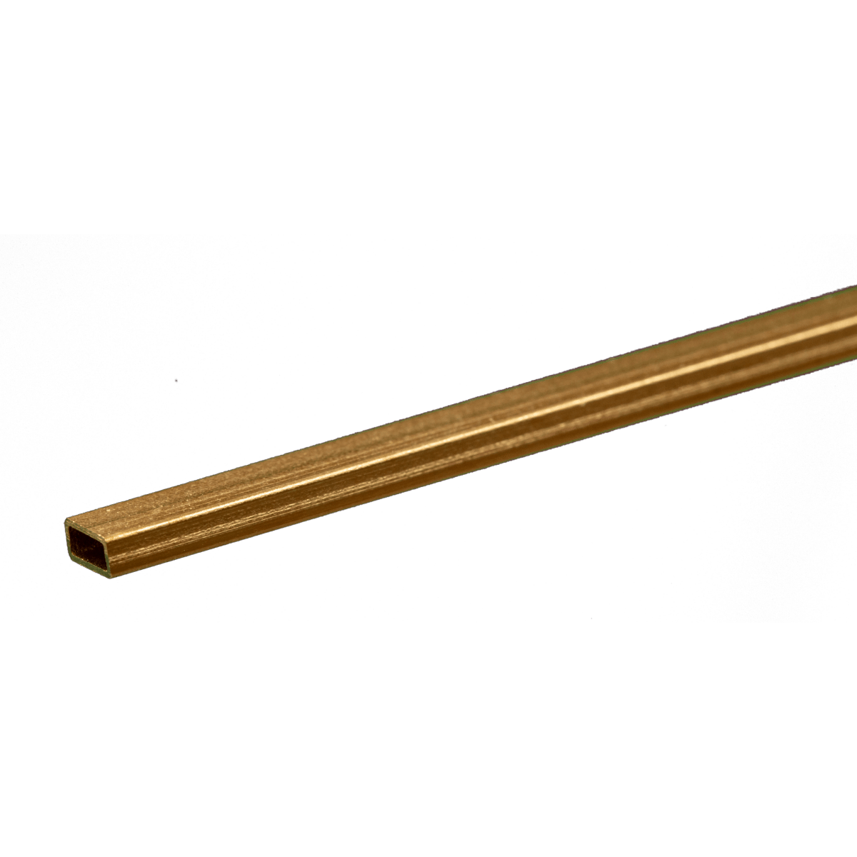 K&S 8262 Rectangular Brass Tube 3/32" X 3/16" x 0.014" Wall x 12" Long (1 Piece) - Oakville Model Trains Depot