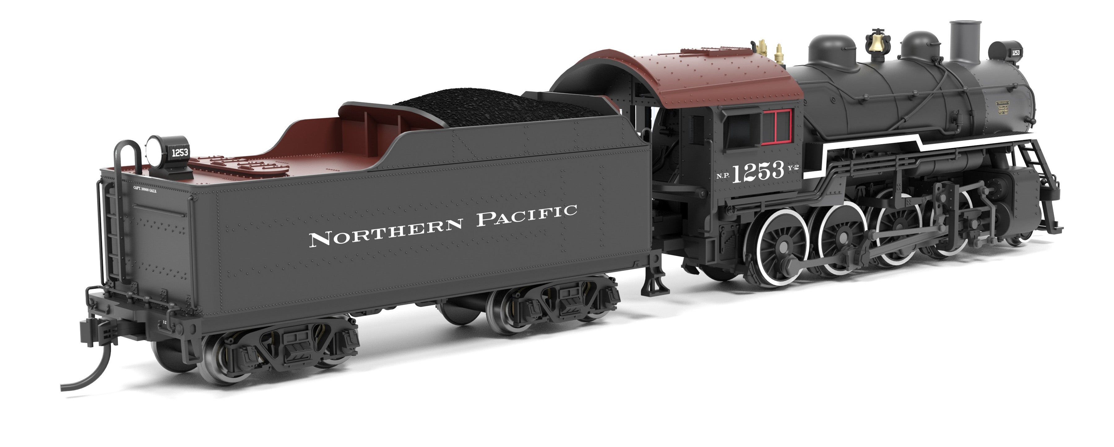 BLI 8385 N 2-8-0 NP 1254 - rear 3/4 view