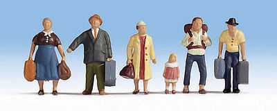 Walthers SceneMaster 6040 HO Scale Passengers pkg(6) - Ready to Board