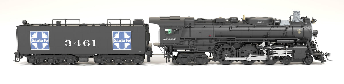 Broadway Limited Imports 8872 HO ATSF 3460 Class 4-6-4, #3461, 1940-1942 Appearance, No-Sound / DCC-Ready - view 7